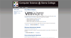 Desktop Screenshot of cs.sierracollege.edu